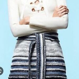 Derek Lam 10 Crosby Tweed Mini Skirt